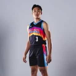 BỘ BÓNG RỔ NAM HOOPS ELITE XANH ĐEN