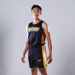 BỘ BÓNG RỔ NAM HOOPS ELITE ĐEN VÀNG