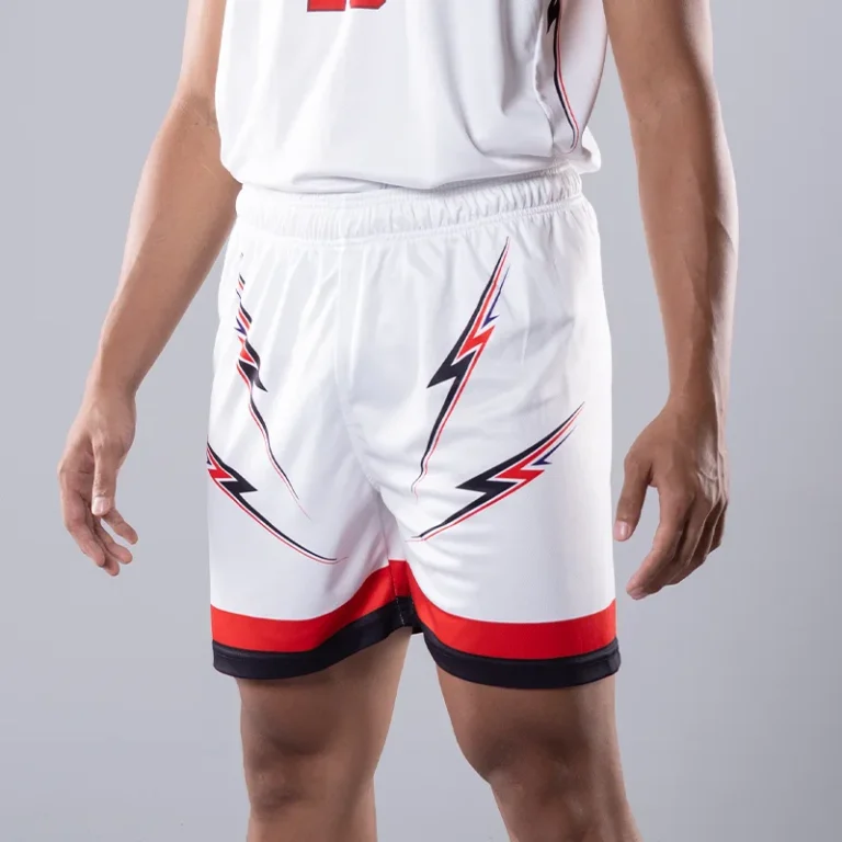 BỘ BÓNG RỔ NAM HOOPS STANDARD TRẮNG ĐỎ